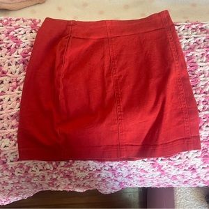 Red Forever 21 Skirt, Size S